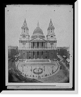 Historic Framed Print, [St. Paul's Cathedral, England],  17-7/8" x 21-7/8"