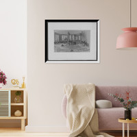 Historic Framed Print, Sheffield Car Co., pattern shop,  17-7/8" x 21-7/8"