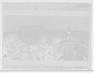 Historic Framed Print, [Curtis Publishing Company and Independence Hall, Philadelphia, Pa.],  17-7/8" x 21-7/8"