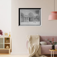 Historic Framed Print, [Hall of architecture, Carnegie Institute, Pittsburgh, Pa.] - 2,  17-7/8" x 21-7/8"