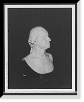 Historic Framed Print, The Houdon bust of Washington at Mt. Vernon - 2,  17-7/8" x 21-7/8"