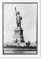 Historic Framed Print, Statue of Liberty,  17-7/8" x 21-7/8"