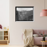 Historic Framed Print, The high Sierras from Glacier Point,  17-7/8" x 21-7/8"