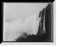 Historic Framed Print, The Falls from below,  17-7/8" x 21-7/8"