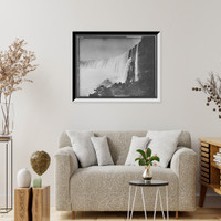 Historic Framed Print, The Falls from below - 2,  17-7/8" x 21-7/8"