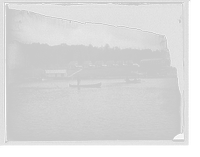 Historic Framed Print, [Lake Gogebic, Michigan, the hotel],  17-7/8" x 21-7/8"