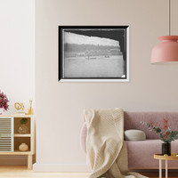 Historic Framed Print, [Lake Gogebic, Michigan, the hotel],  17-7/8" x 21-7/8"