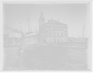 Historic Framed Print, Weitzle [i.e. Weitzel] Lock, Sault Ste. Marie - 2,  17-7/8" x 21-7/8"