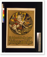Zeichnet die sechste Kriegsanleihe 1914-1917. M. Lenz. Classic, Historic Reproduction