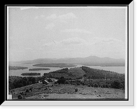 Historic Framed Print, Lake Winnipesaukee, N.H. - 3,  17-7/8" x 21-7/8"