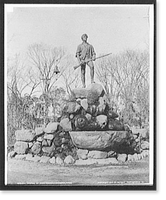 Statue of Capt. Parker, Lexington, Mass. - 2, Historic Reproduction
