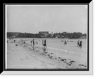 Historic Framed Print, The Bathing beach, Magnolia, Mass.,  17-7/8" x 21-7/8"