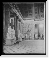Historic Framed Print, Corner in Statuary Hall, the Capitol at Washington, A,  17-7/8" x 21-7/8"