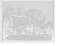 Historic Framed Print, Harriet Beecher Stowe's residence, Hartford, Ct. - 2,  17-7/8" x 21-7/8"