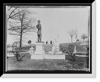 Historic Framed Print, Tomb of Jefferson Davis, Hollywood [Cemetery], Richmond, Va.,  17-7/8" x 21-7/8"