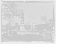 Historic Framed Print, Tomb of Jefferson Davis, Hollywood [Cemetery], Richmond, Va.,  17-7/8" x 21-7/8"