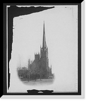 Historic Framed Print, [Fort Street Presbyterian Church, Detroit the beautiful],  17-7/8" x 21-7/8"