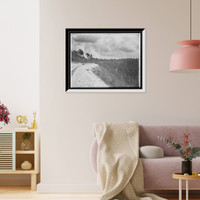 Historic Framed Print, [Looking toward Cloudcroft from scenic railway],  17-7/8" x 21-7/8"