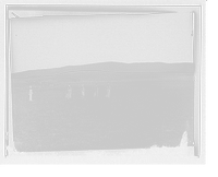 Men, possibly Persians, in field with estate at left, Vintage Print
