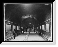 Historic Framed Print, Interior of aquarium, Belle Isle, Detroit, Mich.,  17-7/8" x 21-7/8"