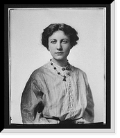 Historic Framed Print, [Eleanor Robson Belmont, half-length portrait with necklace],  17-7/8" x 21-7/8"