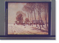 Snow clad fields in morning light - 2 Classic, Antique Wall Art
