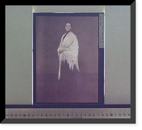 Historic Framed Print, Lady with white shawl,  17-7/8" x 21-7/8"