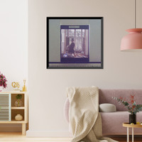 Historic Framed Print, [Artist with sculpture reflected in mirror],  17-7/8" x 21-7/8"
