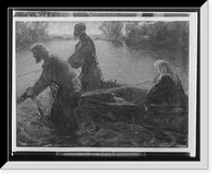 Historic Framed Print, [The fishermen],  17-7/8" x 21-7/8"