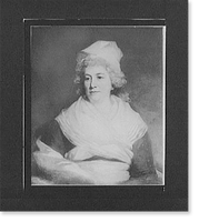 Sarah Franklin Bache, head and shoulders portrait - 2, Antique Wall Art