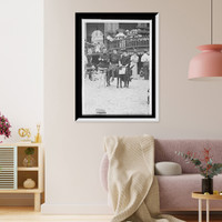 Historic Landscape - Atlantic City - Man and women posed on donkey