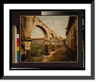 Historic Framed Print, Mission San Juan Capistrano, California,  17-7/8" x 21-7/8"