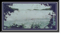 Historic Framed Print, Niagara, Horseshoe Falls from Canada,  17-7/8" x 21-7/8"