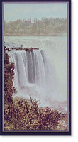 Historic Framed Print, Horseshoe Falls from Goat Island, Niagara - 2,  17-7/8" x 21-7/8"