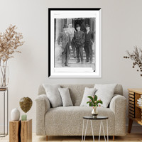 Historic Framed Print, Geo. Harvey, Booth Tarkington, Hewett Howland, F.A. Duneka,  17-7/8" x 21-7/8"