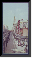Historic Framed Print, Sixth Avenue, New York,  17-7/8" x 21-7/8"