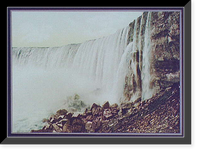 Historic Framed Print, Niagara, Horseshoe Fall from Table Rock,  17-7/8" x 21-7/8"