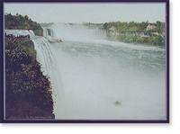 Historic Framed Print, Niagara, the Falls from Prospect Point,  17-7/8" x 21-7/8"