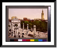 Historic Framed Print, The Naval Arch at Madison Square, New York City,  17-7/8" x 21-7/8"