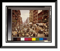 Historic Framed Print, Mulberry Street, New York City,  17-7/8" x 21-7/8"