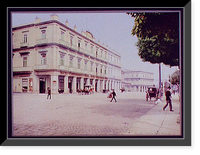 Historic Framed Print, Gran Hotel Inglaterra, Habana,  17-7/8" x 21-7/8"