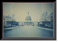 Historic Framed Print, The Capitol at Washington - 6,  17-7/8" x 21-7/8"