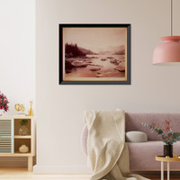 Lake de Amalia, Antique Print
