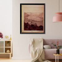 Historic Framed Print, Fremont's Peak and Lake, Wind River Mts., Wyo.,  17-7/8" x 21-7/8" Historic Framed Print, Fremont's Peak and Lake, Wind River Mts., Wyo.,  17-7/8" x 21-7/8"