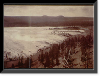 Historic Framed Print, Hell's Half Acre, Yellowstone Nat'l Park - 3,  17-7/8" x 21-7/8"