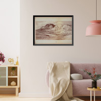 Historic Framed Print, Minerva & Jupiter Terraces, Mammoth Hot Springs - 2,  17-7/8" x 21-7/8"