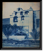 Historic Framed Print, Mission of San Gabriel,  17-7/8" x 21-7/8"