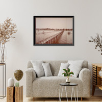 Shore Line at Bay St. Louis, Miss. - 11, Vintage Print