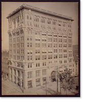 Historic Framed Print, Security Mutual Life Insurance Co. Building, Binghamton,. N.Y.,  17-7/8" x 21-7/8"