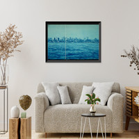 New York from Brooklyn - 16, Antique Poster